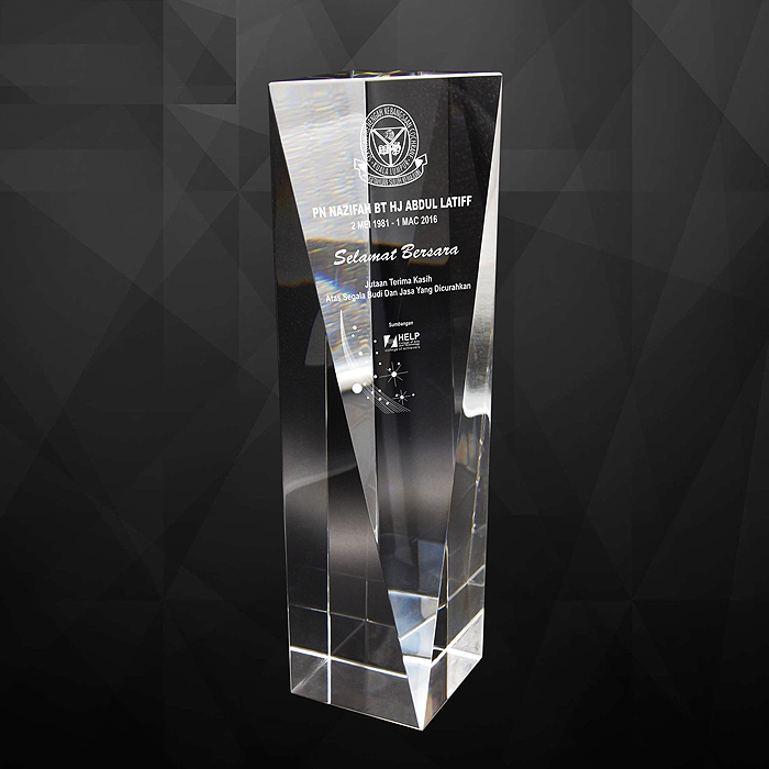 9254 - Exclusive Crystal Plaques