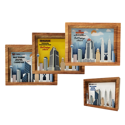 7440 - Modern Wooden Plaque