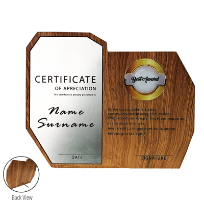 7441 - Modern Wooden Plaque