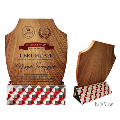 7448 - Modern Wooden Plaque