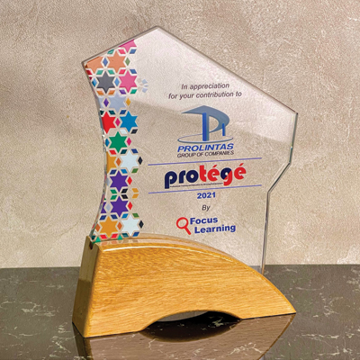 3121 - Exclusive Crystal Plaque