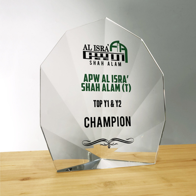 3112 - Exclusive Crystal Trophy