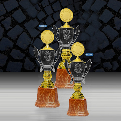 WS6218 - Exclusive White Silver Trophy