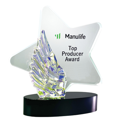 3133 - Exclusive Crystal Plaque