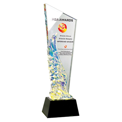 3135 - Exclusive Crystal Plaque