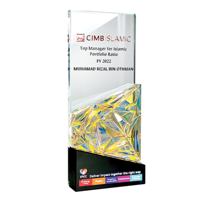 3142 - Exclusive Crystal Plaque