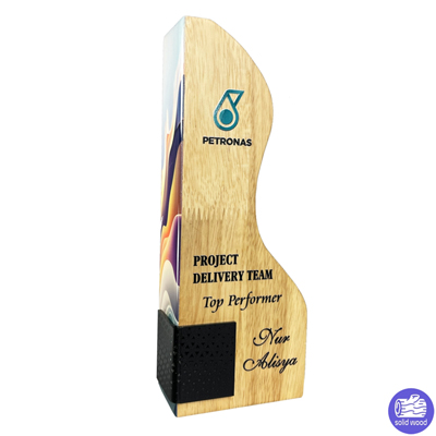 7537 - Wooden Trophy