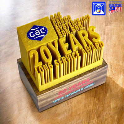 3D 36 - 3D Printed Custom Award