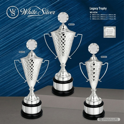 WS6234 - White Silver Trophy