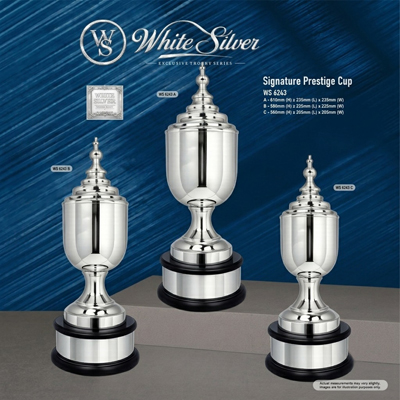 WS6243 - White Silver Trophy