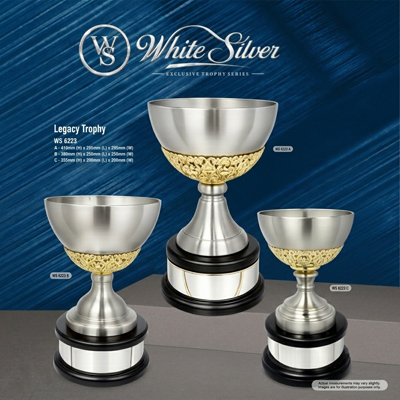WS6223 - White Silver Trophy