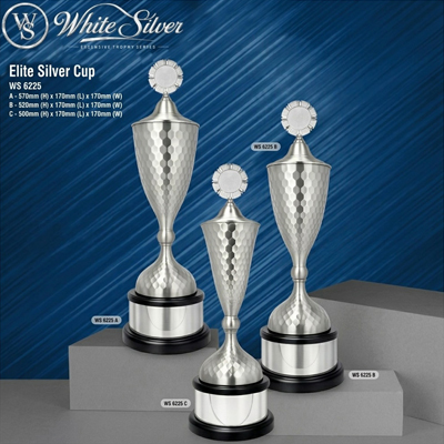 WS6225 - White Silver Trophy
