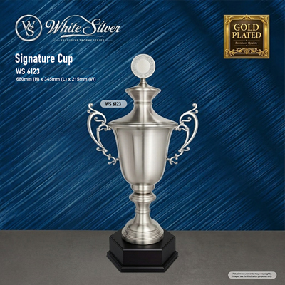 WS6123 - White Silver Trophy