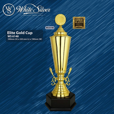WS6148 - White Silver Trophy