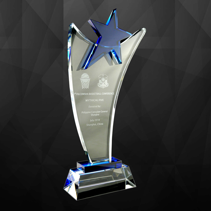 9056 - Exclusive Crystal Star Award
