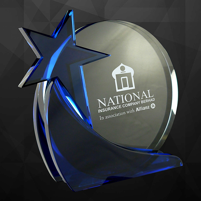 9054 - Exclusive Crystal Star Award