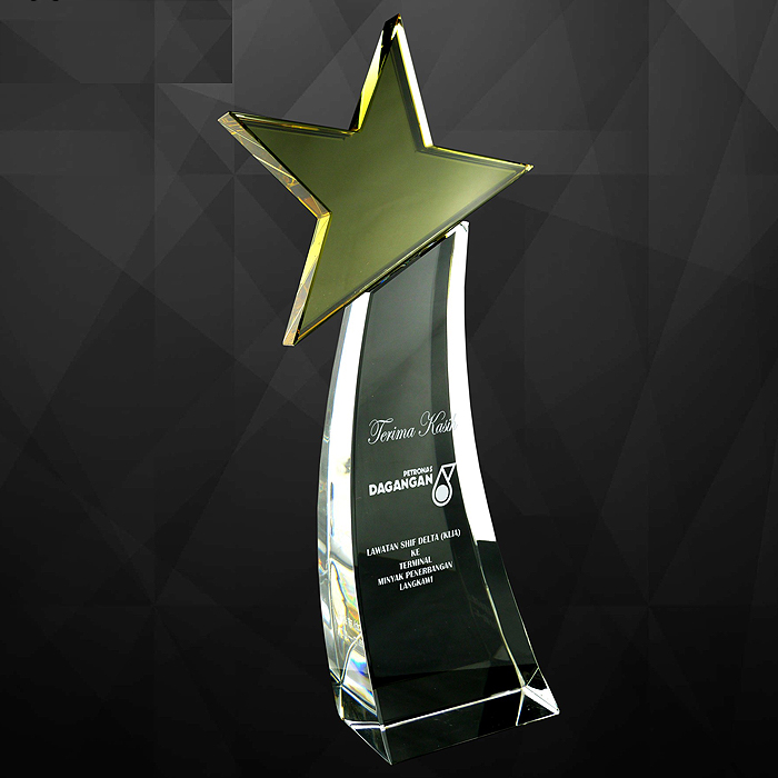 9053 - Exclusive Crystal Star Award
